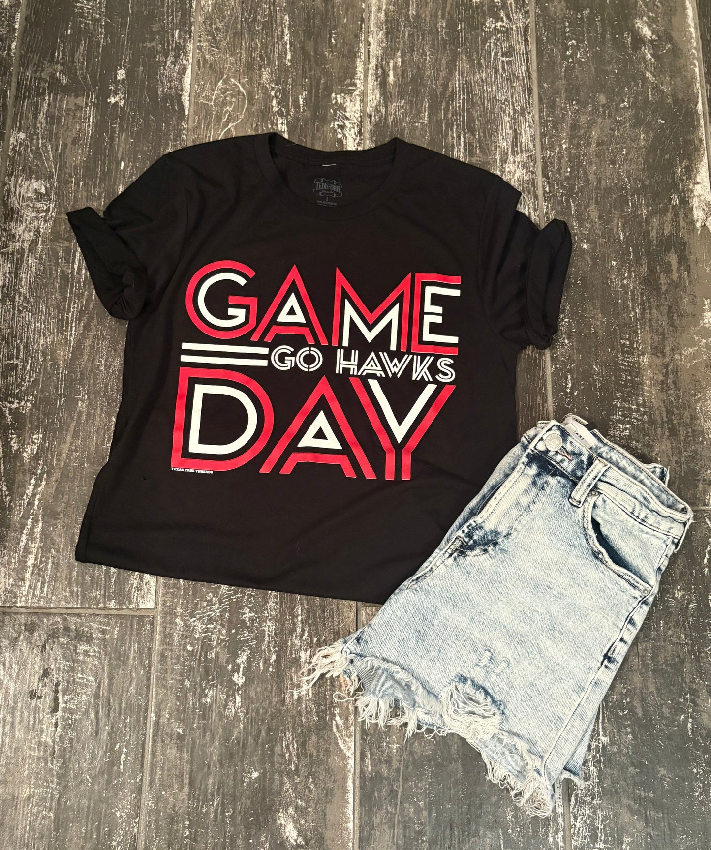 Striped Game Day "Hawks" - $28