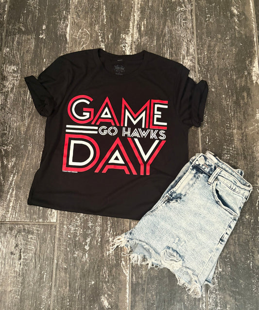 Striped Game Day "Hawks" - $28